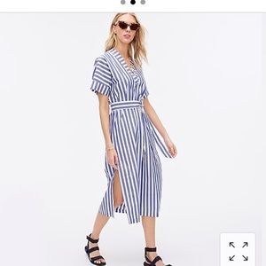 Cotton poplin maxi dress